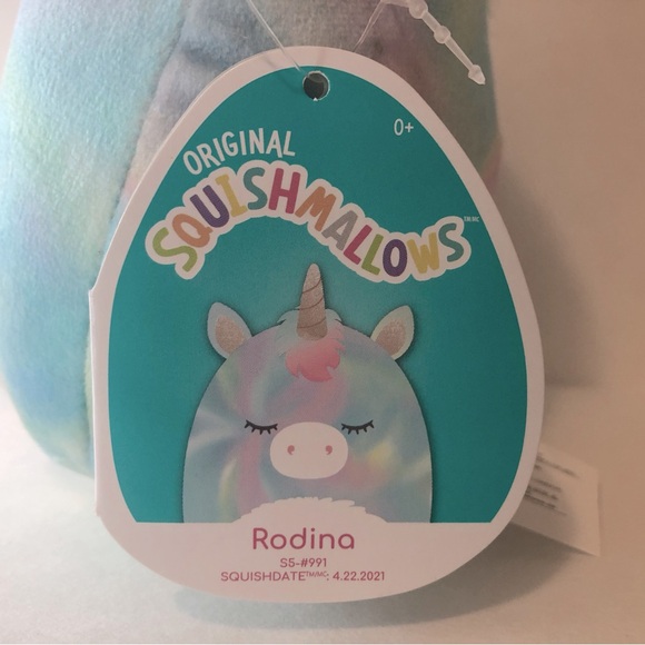 NWT Rodina The Unicorn Squishmallow ✨ Plush Sassy Squad 5" Inch - Picture 4 of 6